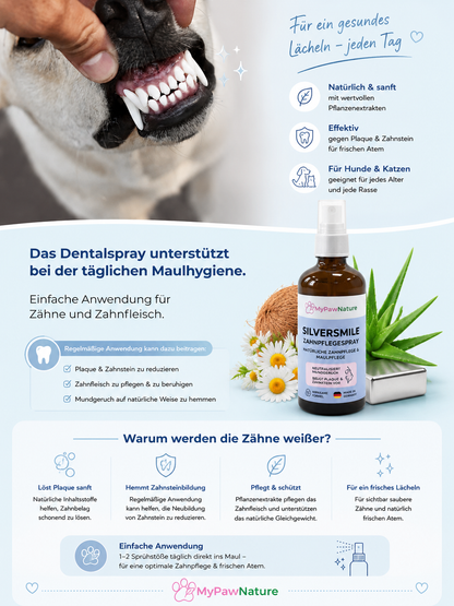 SilverSmile - Vorsorgende Zahnpflege für Hunde & Katzen