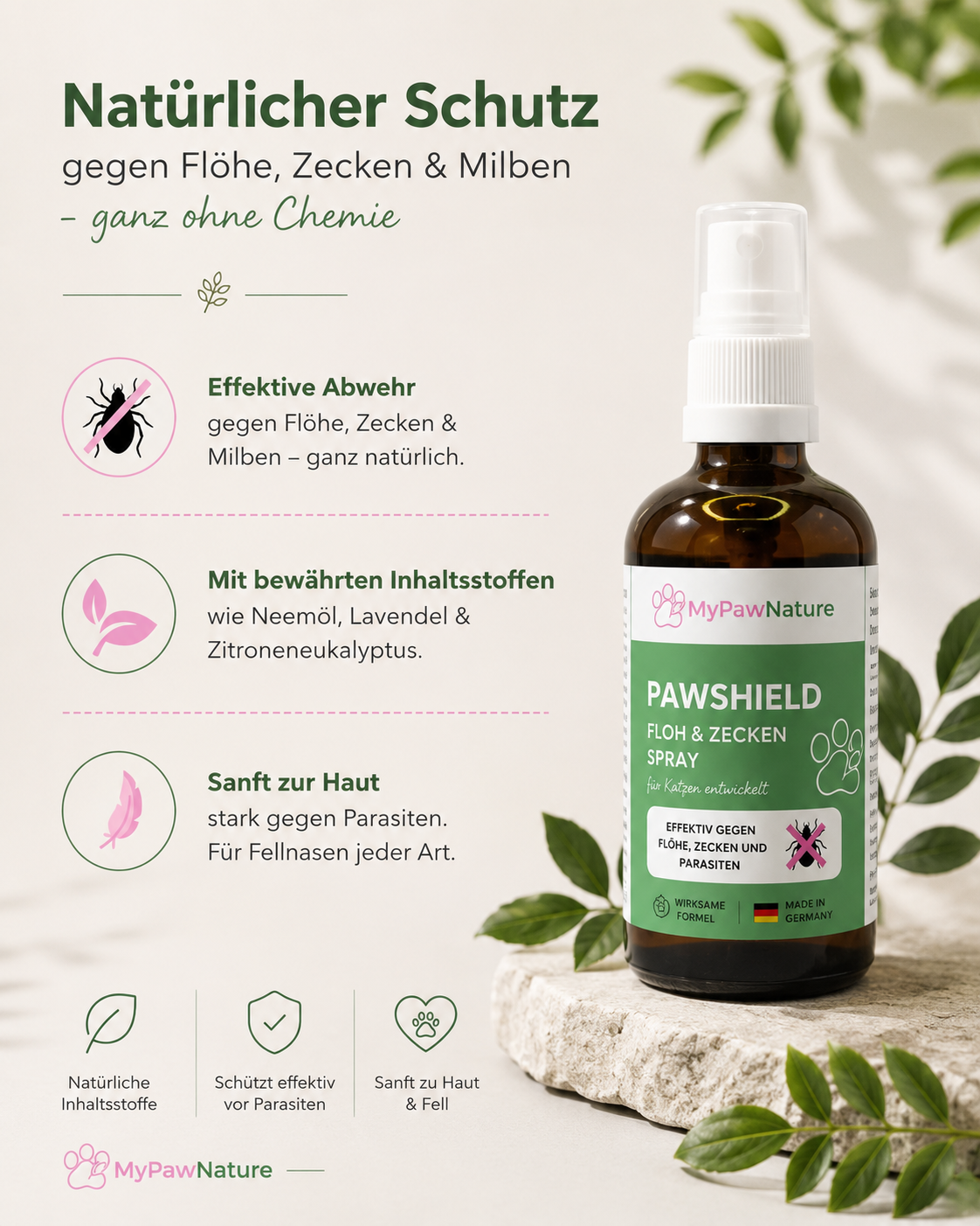 PawShield - Floh- & Zeckenspray