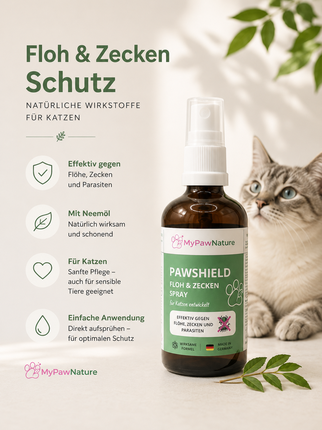 PawShield - Floh- & Zeckenspray